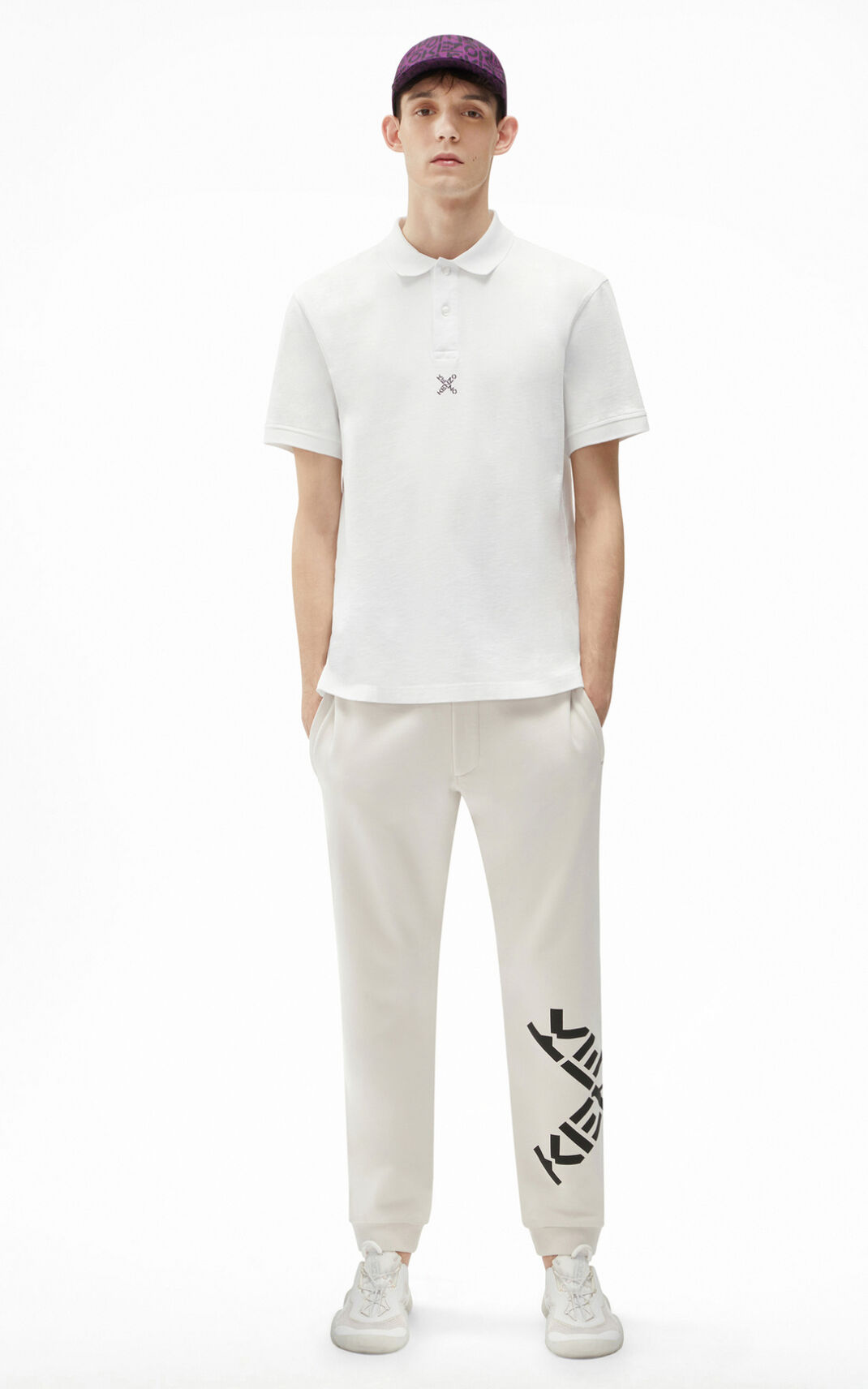 Camisas Kenzo Sport polo Masculino - Branco | 894MUAOQT